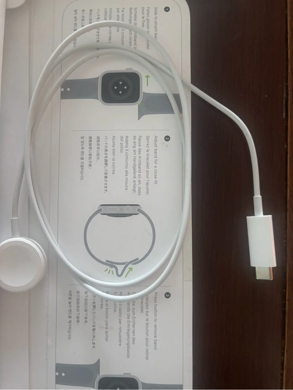 Brand new, never worn. Apple Watch SE 40mm Aluminum Case Ion x glass